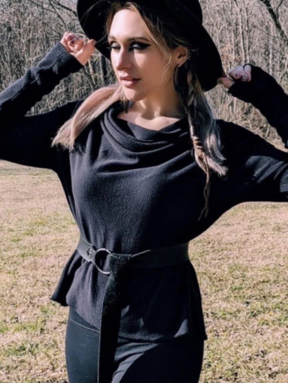 HagCraft Farm Jet Black Tupelo Crop - M